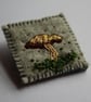 Mushroom in the Moss Embroidered Brooch - Image 3