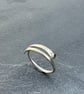 Gold Dot Adjustable Ring, wrap over ring, gold dot ring, adjustable ring,  - Image 9