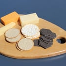 Handcrafted Oak Wood Cheese - Charcuterie Board 