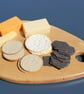 Handcrafted Oak Wood Cheese - Charcuterie Board 