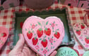 Slate heart coasters 