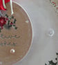 Christmas Card - Wreath With Red Poinsettias- Festive Wishes - Image 8