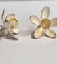 Flower studs made from Silver and set with a 6 mm Citrine bead - Image 8
