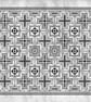 259 - Roman Mosaic Cross Stitch Pattern: Blackwork Geometric Design (PDF Chart) - Image 2