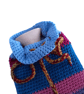 Random Stripes Hot Water Bottle Cover, Crocheted Cosy Holder, Drawstring Closure - Image 9
