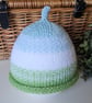 Designer Baby Boy's Knotted Fairisle Rolled Beanie Hat 0-3 months size  - Image 3