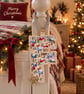 Personalised Liberty Christmas Initial Door Hanger Decoration - Image 3