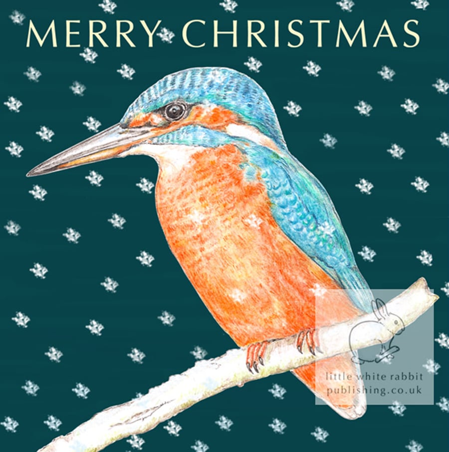 Kingfisher - Christmas Card