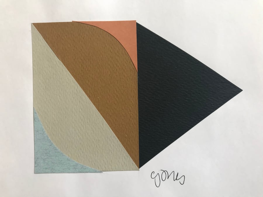 (MAQ17 Hand cut maquette: 17