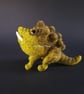 Needle Felted Warty Swamp Monster. Soft Sculpture by The Mossy Nook.