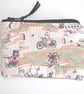 Purse Grayson Perry Liberty Fabric Flo and Cranford Emo Zipped Pink Purple
