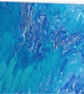 "Oceanic Bliss 1" Original Handmade Abstract Acrylic Painting - Image 2