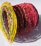 Yellow edged vessel from recycled materials  - Image 9