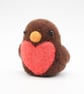 Woolly Robin - Needle Felted Handmade Decoration - Image 9