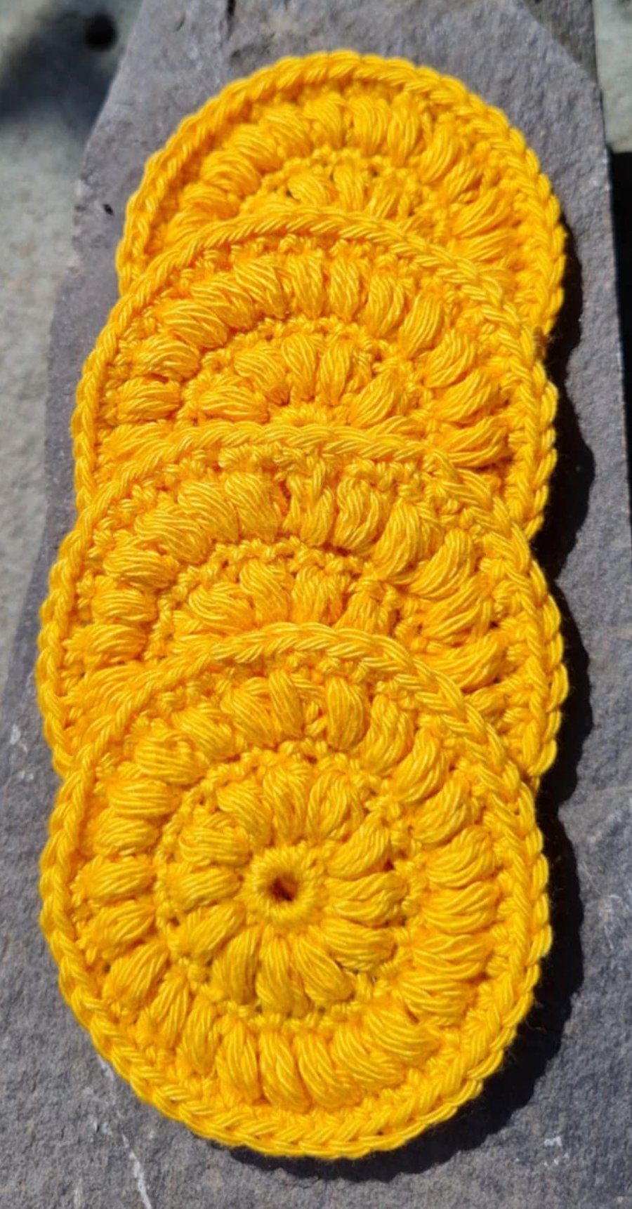 Crochet Re-useable Cotton pads (set of 4)