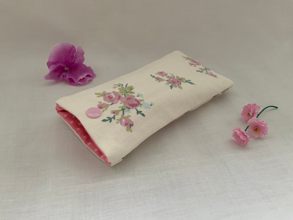 Fabric Glasses Case, Sunglasses Case, Glasses Pouch, Fabric Purse