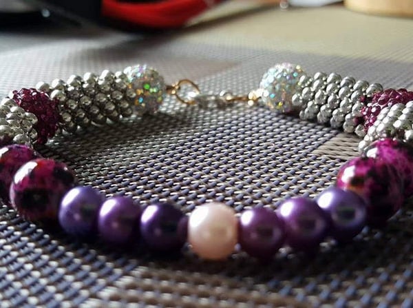  Snowflake Pearl Bracelet
