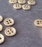 10mm 16L Reversible blouse button Gold (light weight) - Image 4