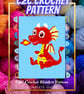 Dragon, C2C Pixel Pattern, Crochet Pattern, PDF Pattern