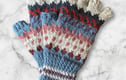 65% Wool 35% Alpaca fingerless gloves