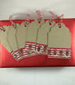 Gingerbread people Christmas gift tags - Image 1