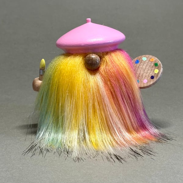 Handmade gonk, gnome artist