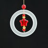 Glass Christmas Tree Decoration