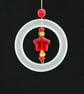 Glass Christmas Tree Decoration - Image 1