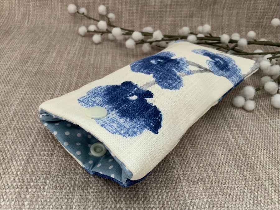 Fabric Glasses Case, Sunglasses Case, Glasses Pouch, Fabric Purse