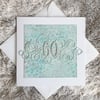 60th Birthday Card- Green