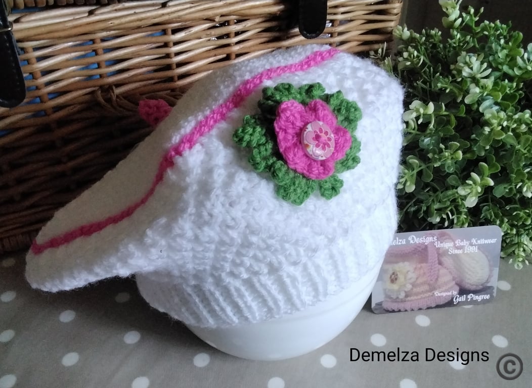 Designer Hand Knitted Toddler's Beret  2- 3 Years Size