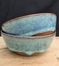 Turquoise toasted nibble bowl - Image 1