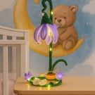 Whimsical Flower Night Light – Handmade Decor Lamp for Nursery or Kids Room 