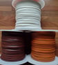 Kangaroo Leather Lace 2mm premium quality White 1m - Image 2