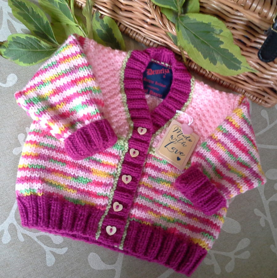 Baby Girl's Cardigan   0-6 months size