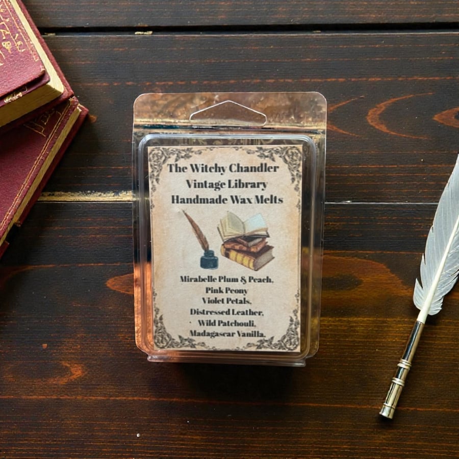 Vintage LIbrary Handmade Scented Wax Melts 