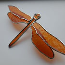 DRAGONFLY Stained glass suncatcher