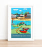 Shoreham travel poster print by Susie West