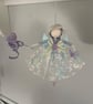 Beautiful handmade flower fairy, children's room decor, fairy lover gift  - Image 3