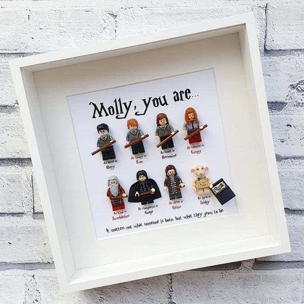 Harry Potter Personalised Minifigure Frame (8 figs)