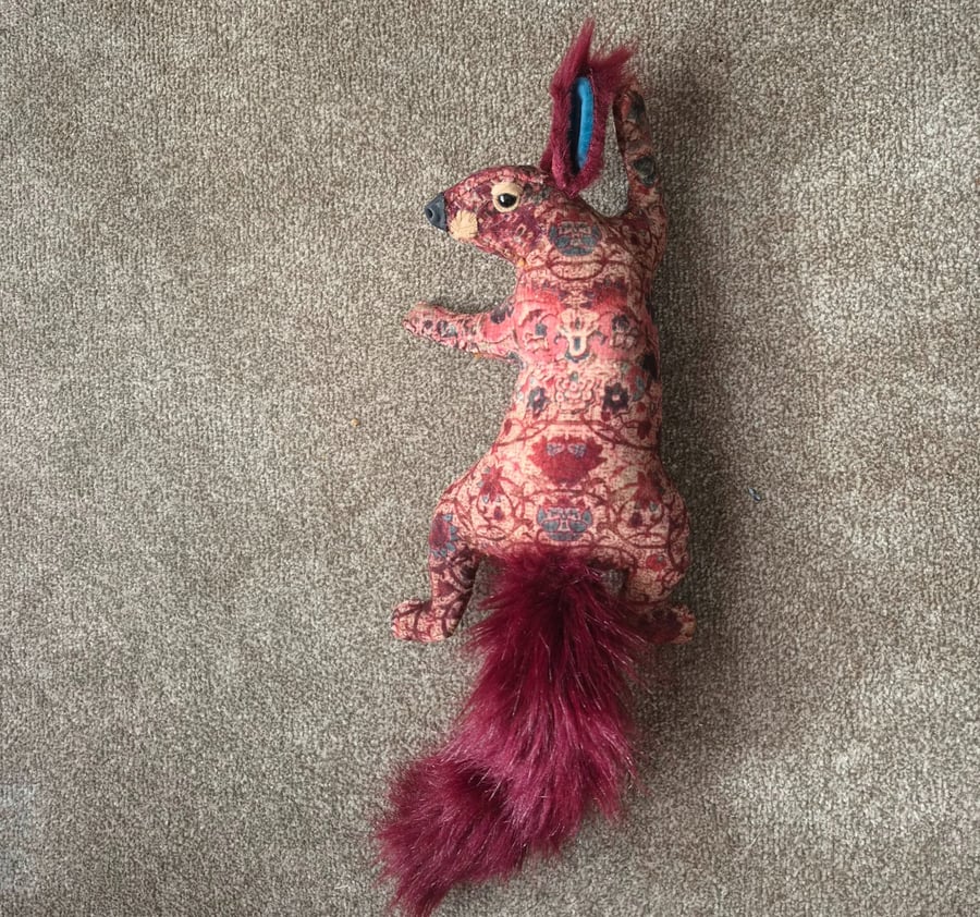  Faux squirrel wall mount - Persia the velvet squirrel