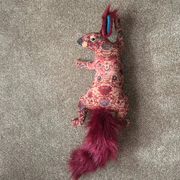  Faux squirrel wall mount - Persia the velvet squirrel