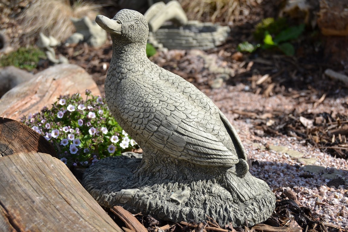 Louise the Duck Stone Garden Ornament