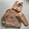 Hand knitted mouse jumper and hat