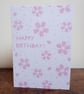 Happy Birthday Cherry Blossom - Greeting Card - Eco-friendly  - Image 2