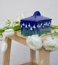 Snowdrop Butter Dish - Hand Painted - Image 2