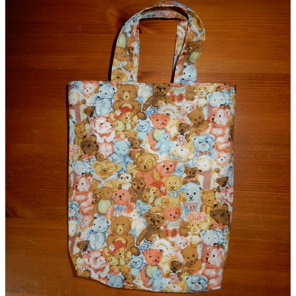 Re-usable gift bag teddy bears
