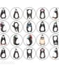'Merry Penguin' Stickers - Pack of 20 - Image 1