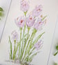 Crocus original hand-painted watercolour painting  - Image 4