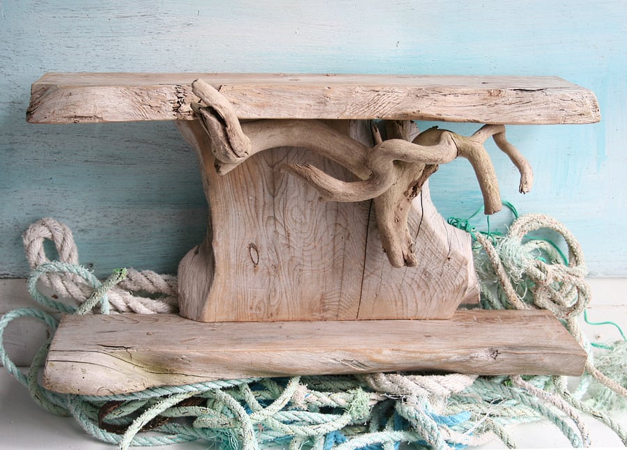 Driftwood Shelves, Drift Wood Shelves, Driftwoo... Folksy